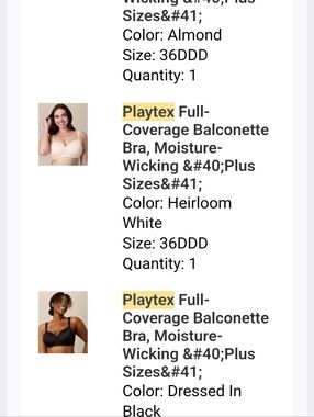 Playtex Almond Full-Coverage Balconette Bra